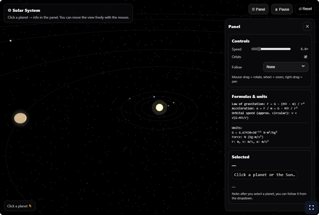 Planetary motion
