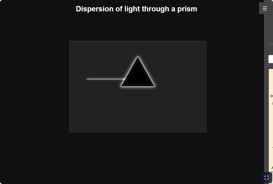 Light dispersion